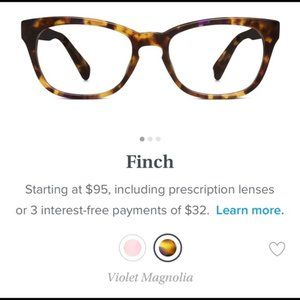 Warby Parker Finch in Violet Magnolia